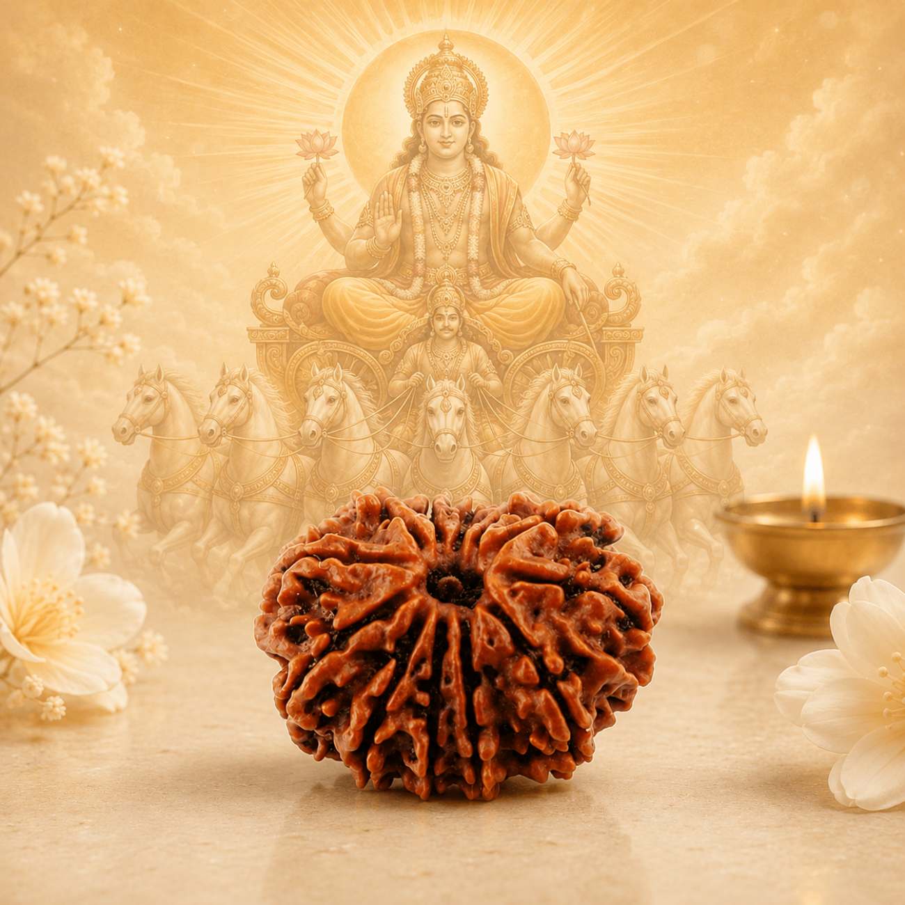 12 Mukhi Rudraksha from Nepal Loose Bead | Original Twelve Mukhi Rudraksha