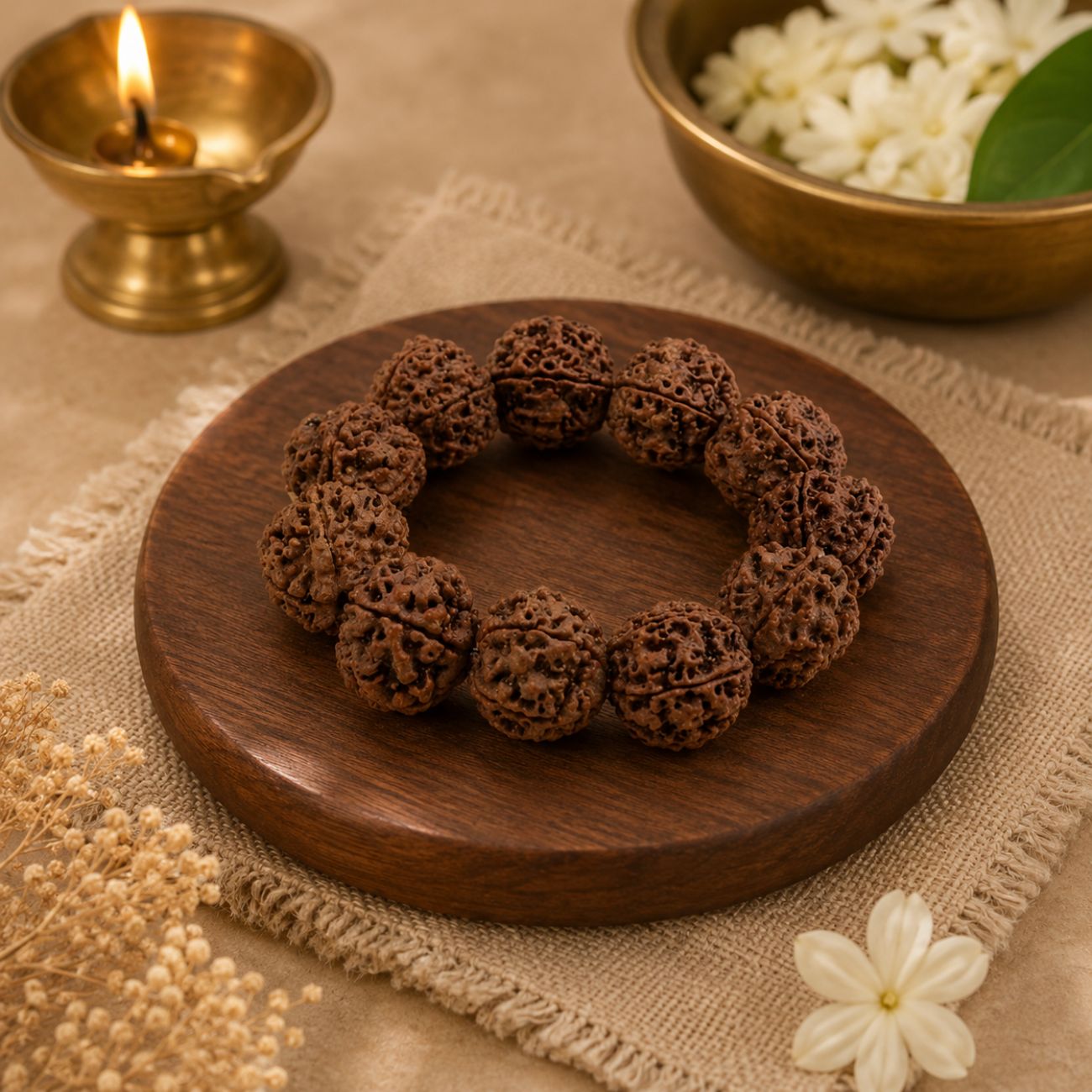 5 Mukhi Rudraksha Bracelet | Original Five Mukhi Rudraksha Bracelet