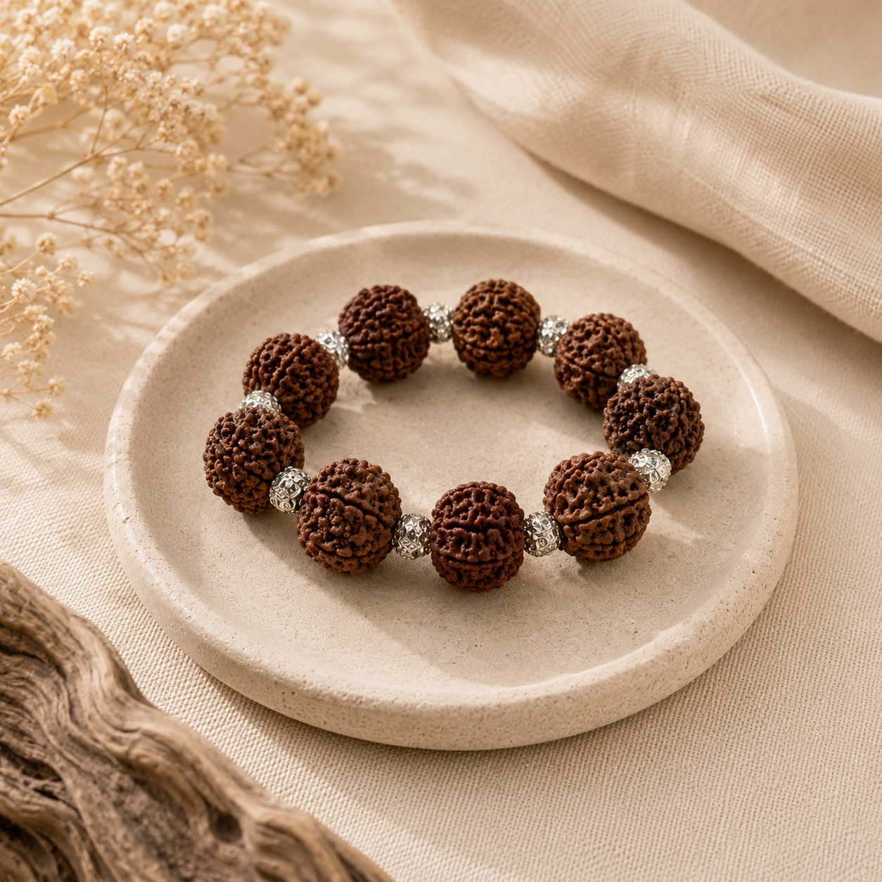 6 Mukhi Rudraksha Bracelet | Original Six Mukhi Rudraksha Bracelet