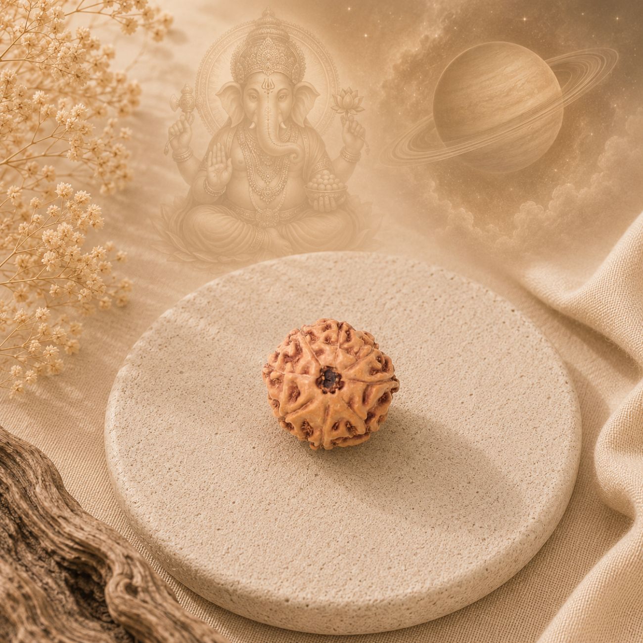8 Mukhi Rudraksha from Java Loose Bead | Original Eight Mukhi Rudraksha