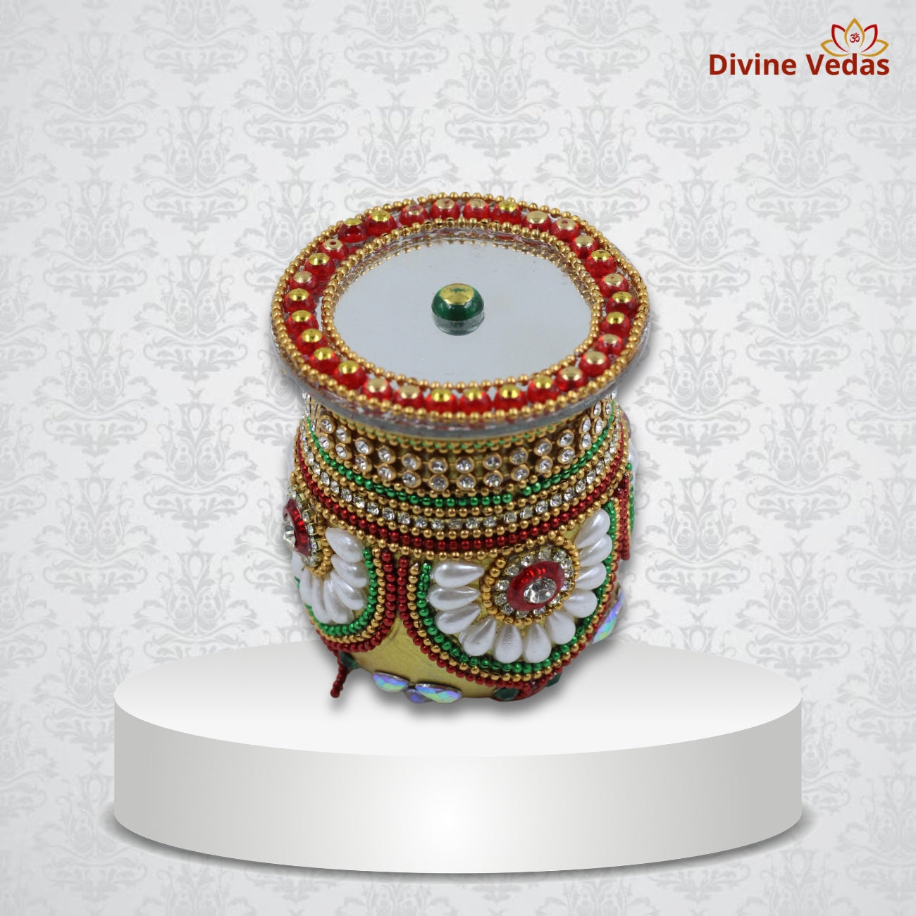Decorative Wedding Loti – The Vessel of Auspicious Beginnings | Premium Ritual Kalash