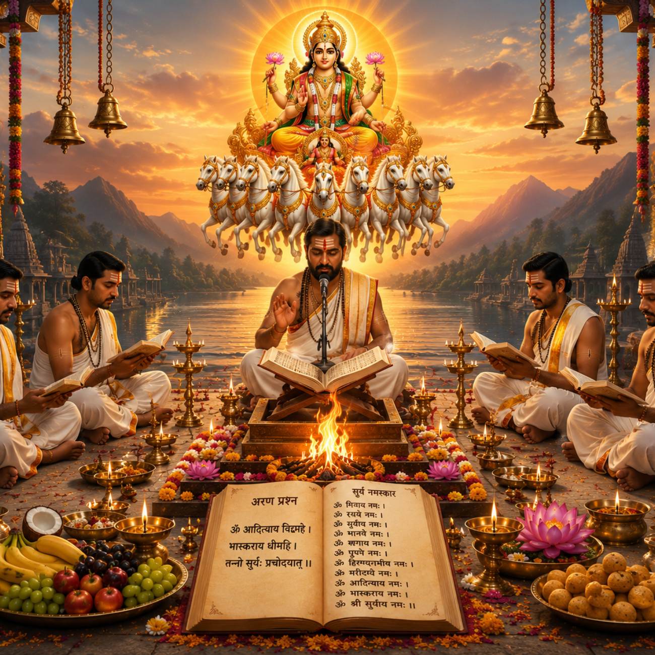 Aruna Prashna (Surya Namaskar) Recitation Puja Online