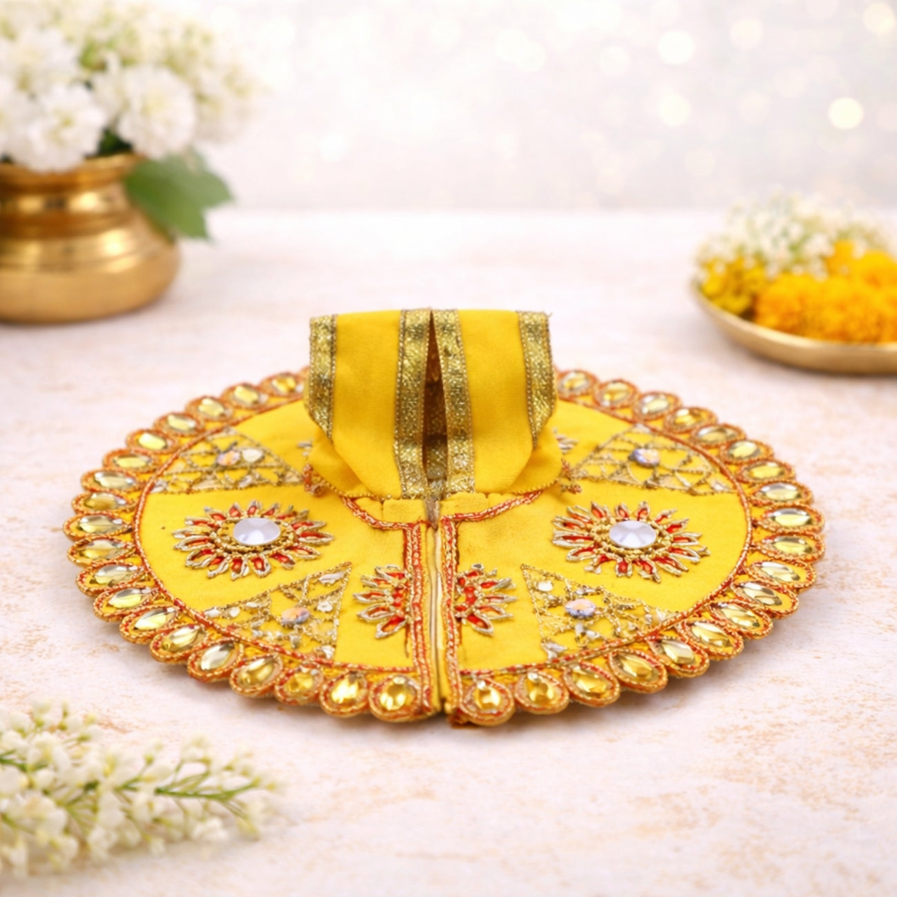 Elegant Bal Gopal Poshak – Premium Laddu Gopal Dress