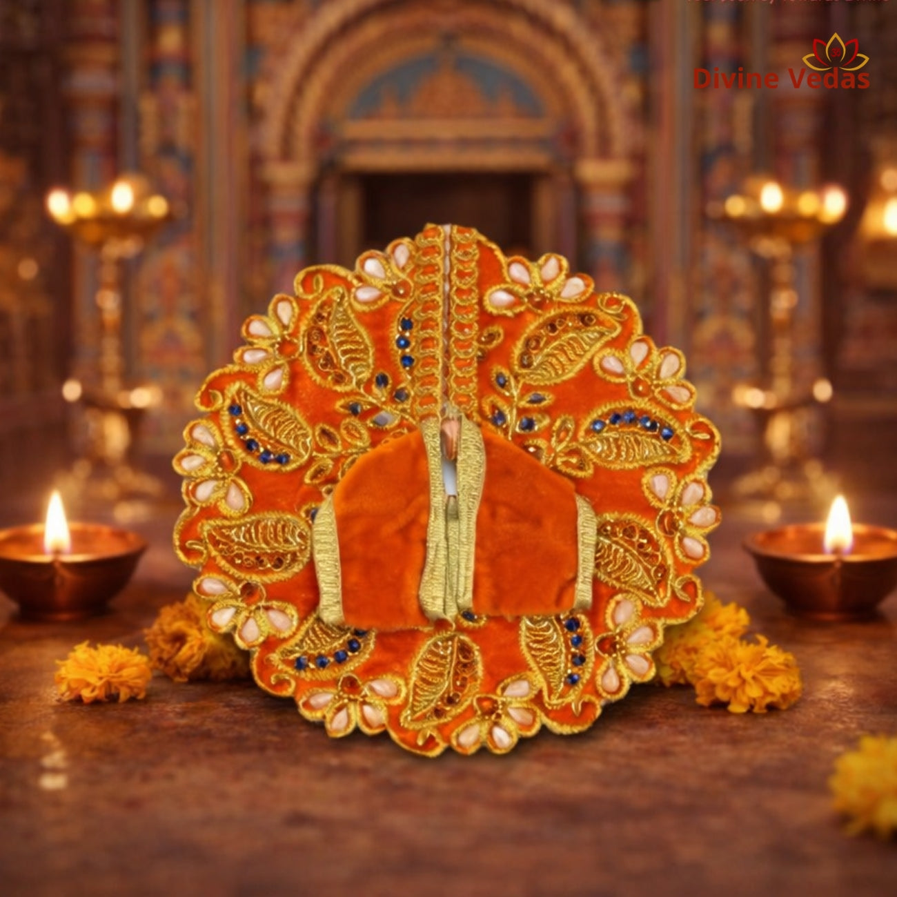 Embroidered Bal Gopal Designer Poshak