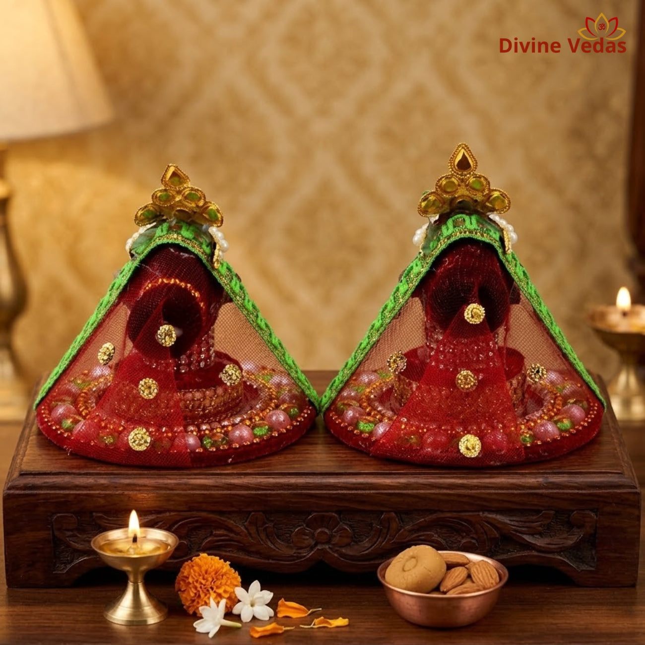 Festive Special Riddhi Siddhi Idol Set for Pooja Room – Premium Ganesh Decor