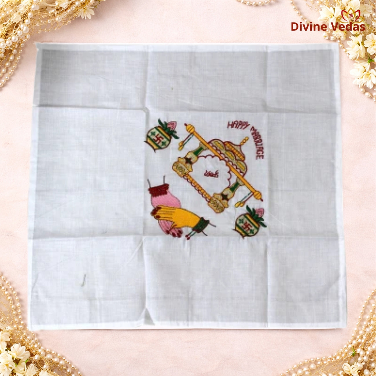 Hastmelap Rumal – The Sacred Fabric of Union | Premium Wedding Ritual Cloth