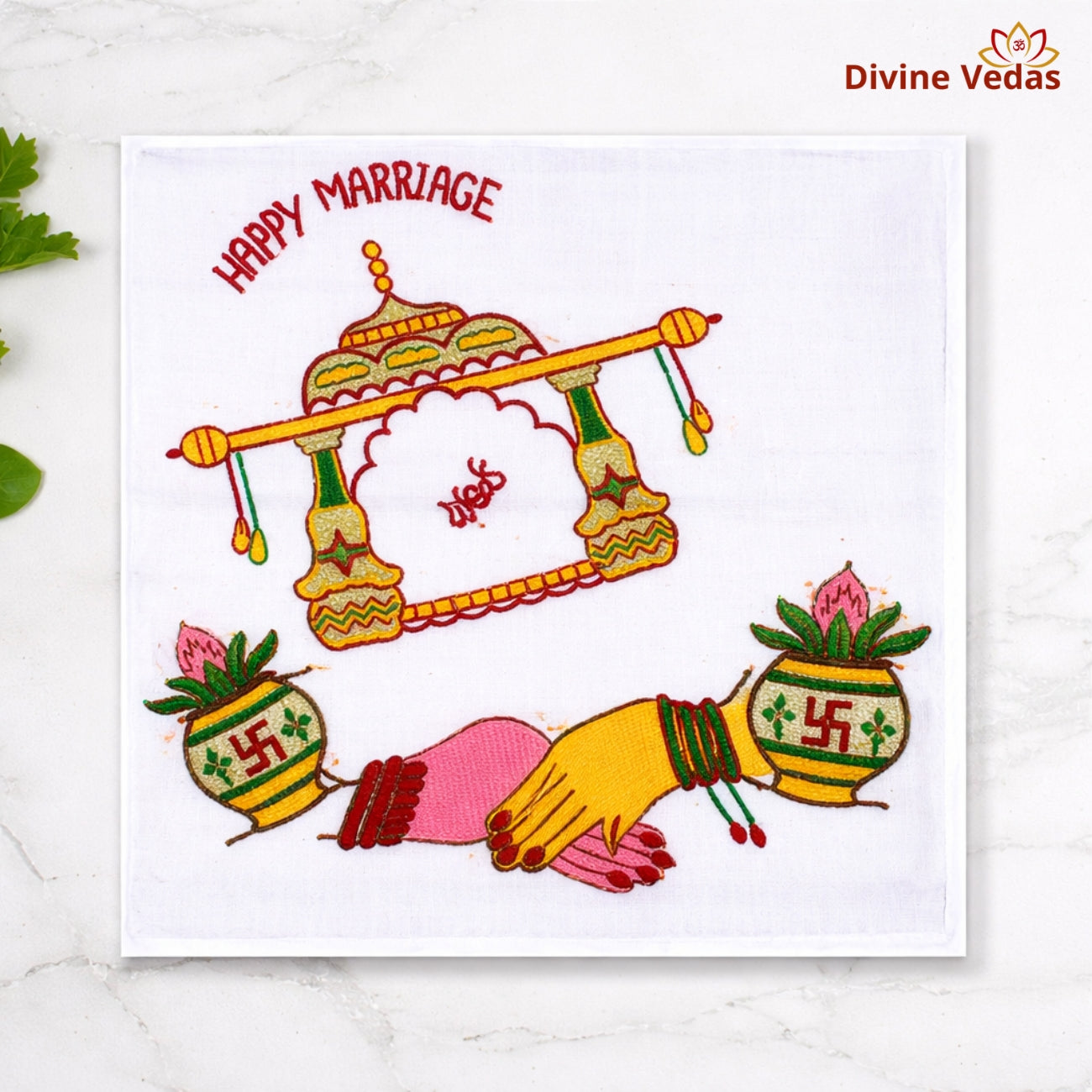 Hastmelap Rumal – The Sacred Fabric of Union | Premium Wedding Ritual Cloth