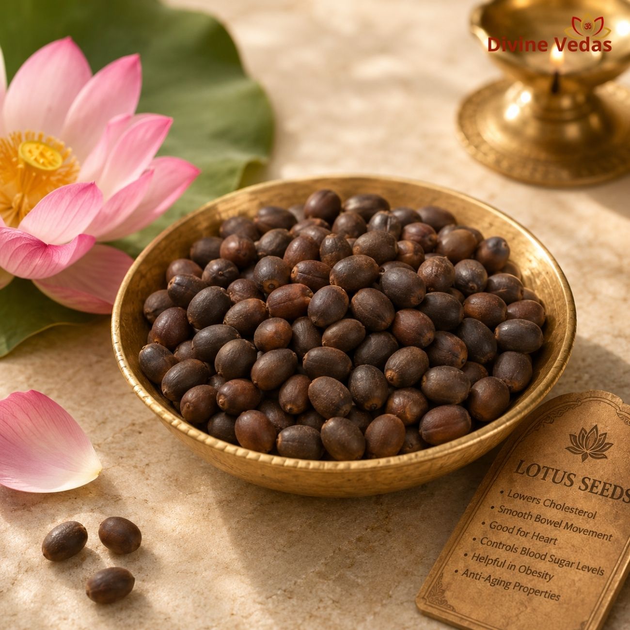 Lotus Seed for Pooja – 25gms