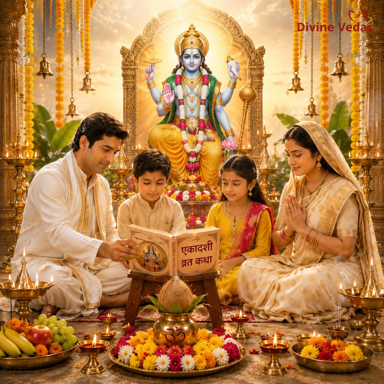 Lord Vishnu Ekadashi Vrat Katha Online