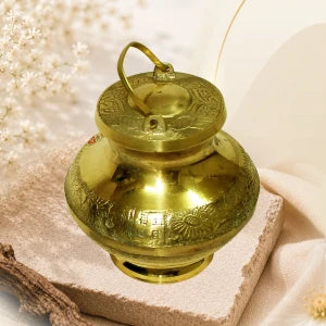 Brass Kamandal for Pooja, Rituals & Sacred Ceremonies | Divine Vedas