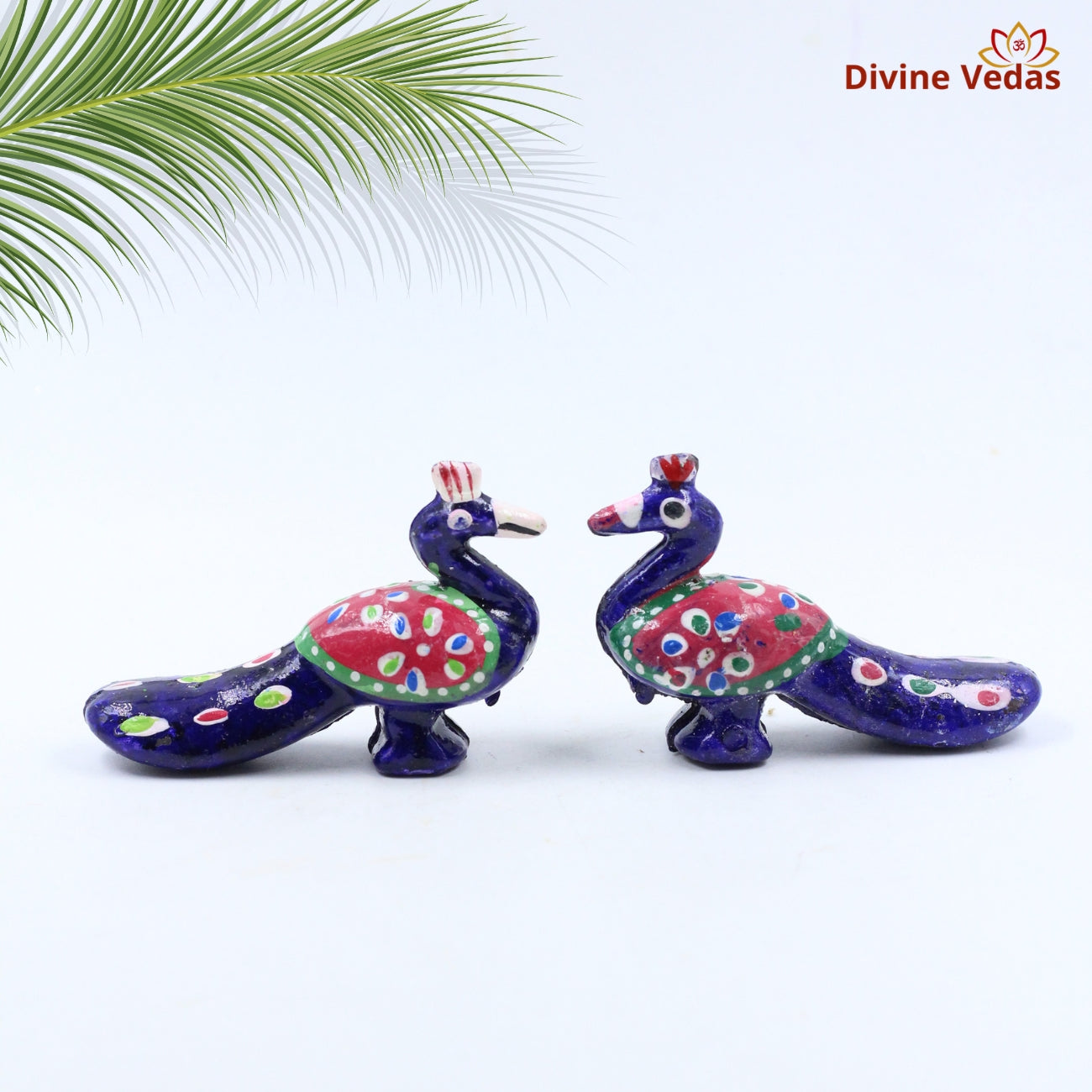 Colorful Peacock Set for Wedding Home Accent – Premium Decorative Showpiece