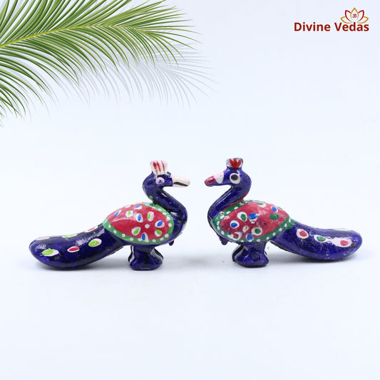 Colorful Peacock Set for Wedding & Home Accent