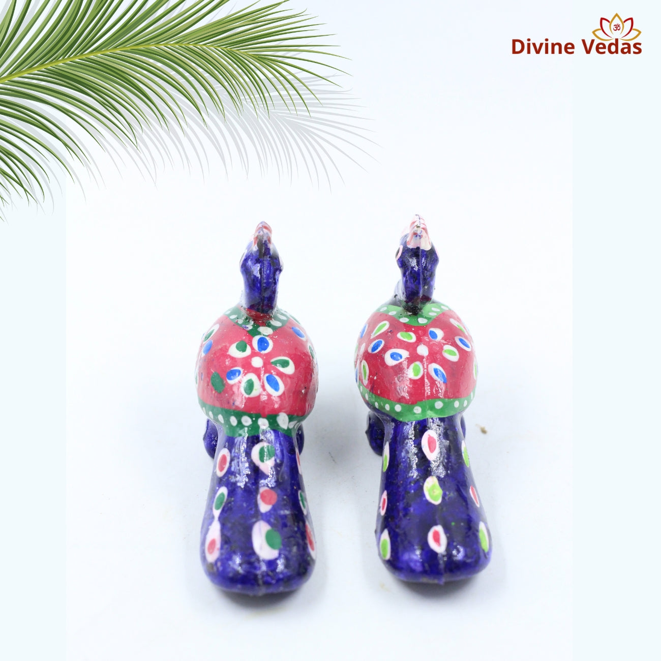 Colorful Peacock Set for Wedding Home Accent – Premium Decorative Showpiece