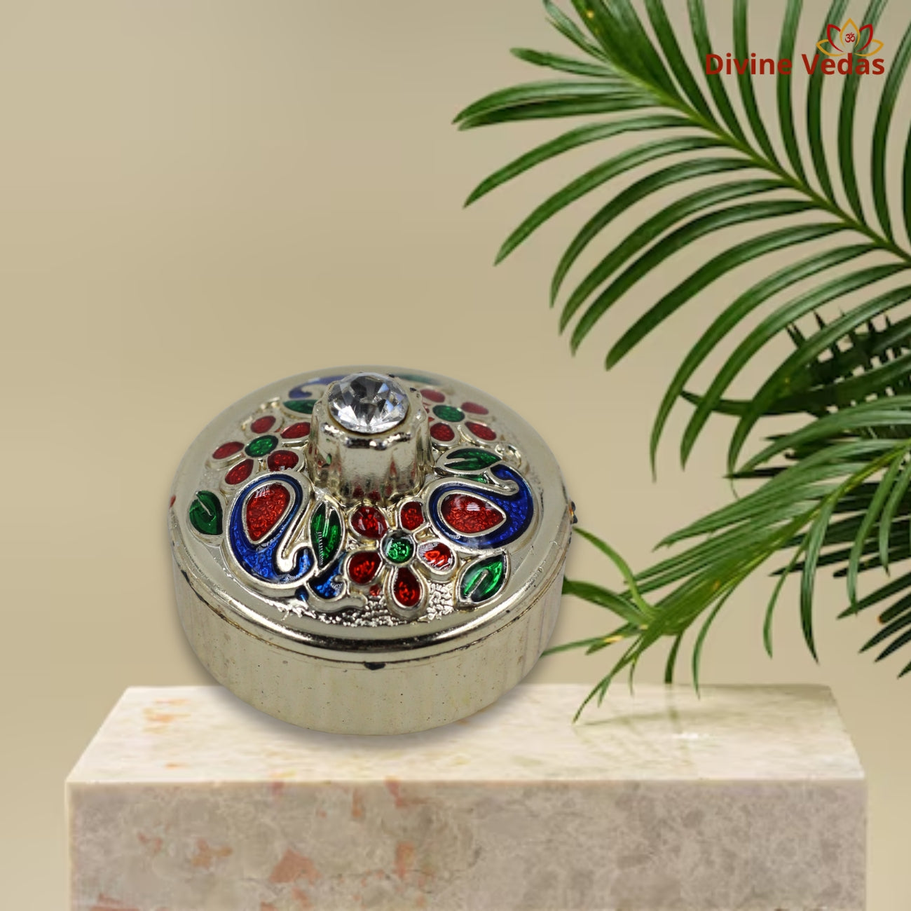 Enamel Painted Kumkum Dibbi