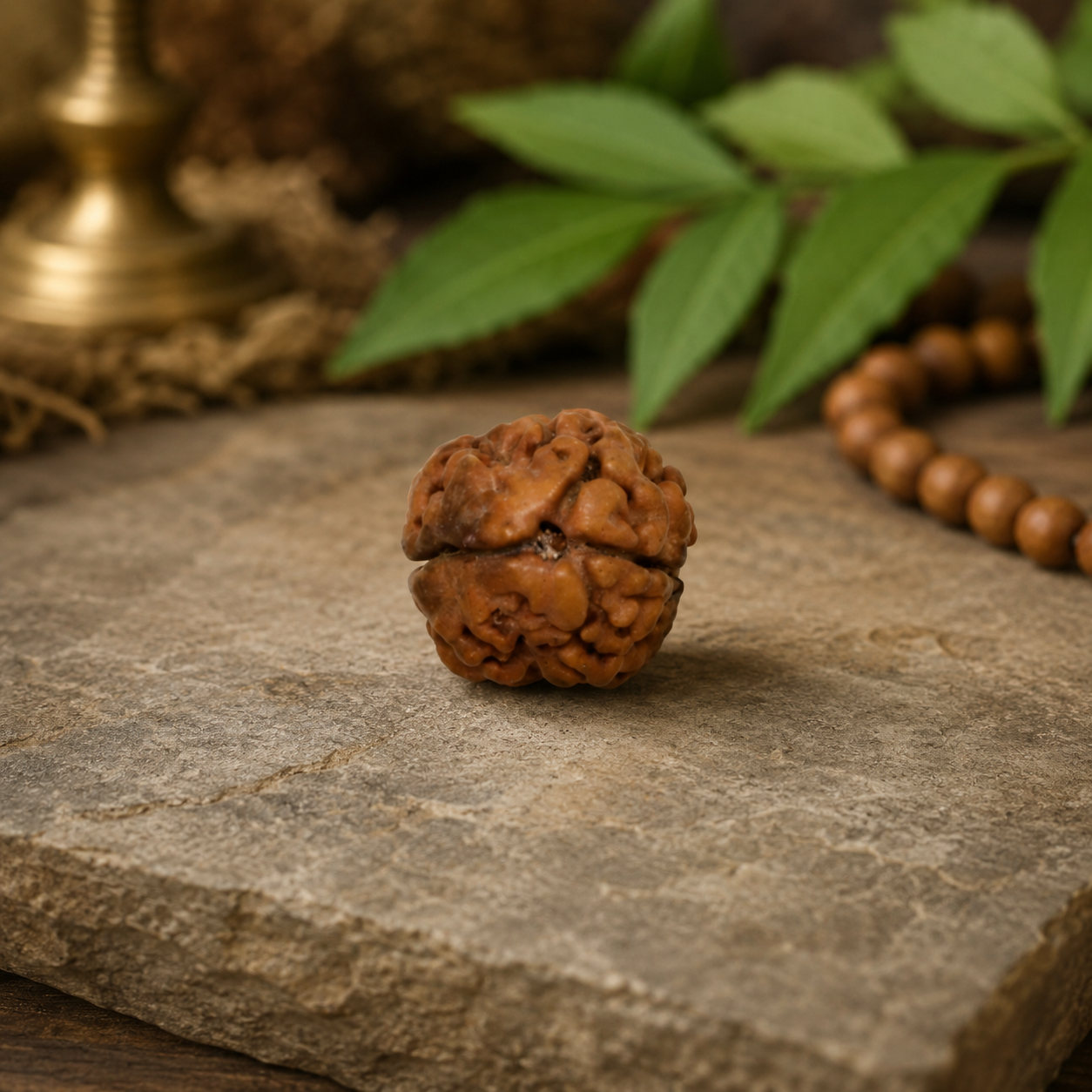 2 (Two) Mukhi Rudraksha From Nepal Loose Bead
