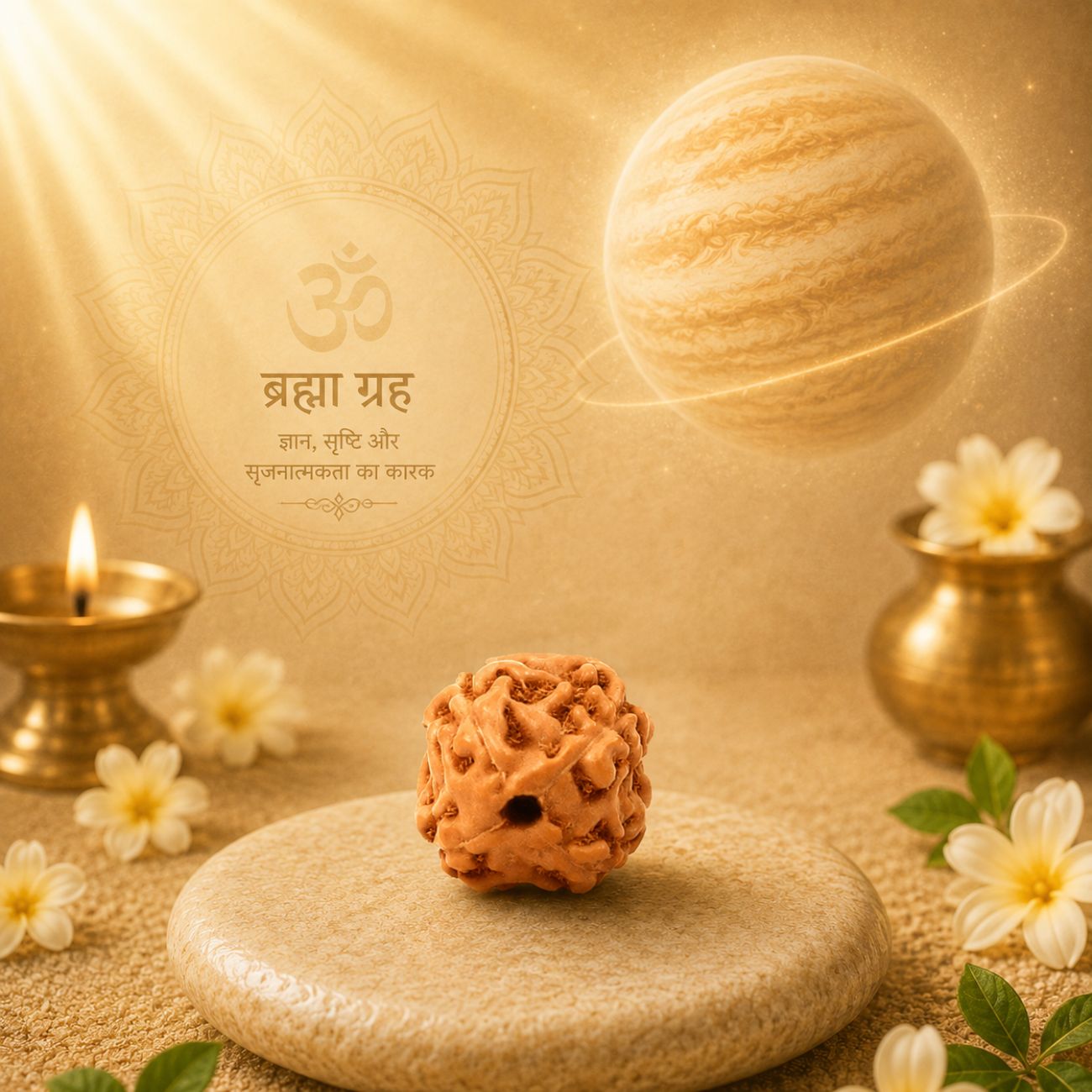 4 Mukhi Rudraksha from Java Loose Bead | Original Four Mukhi Rudraksha