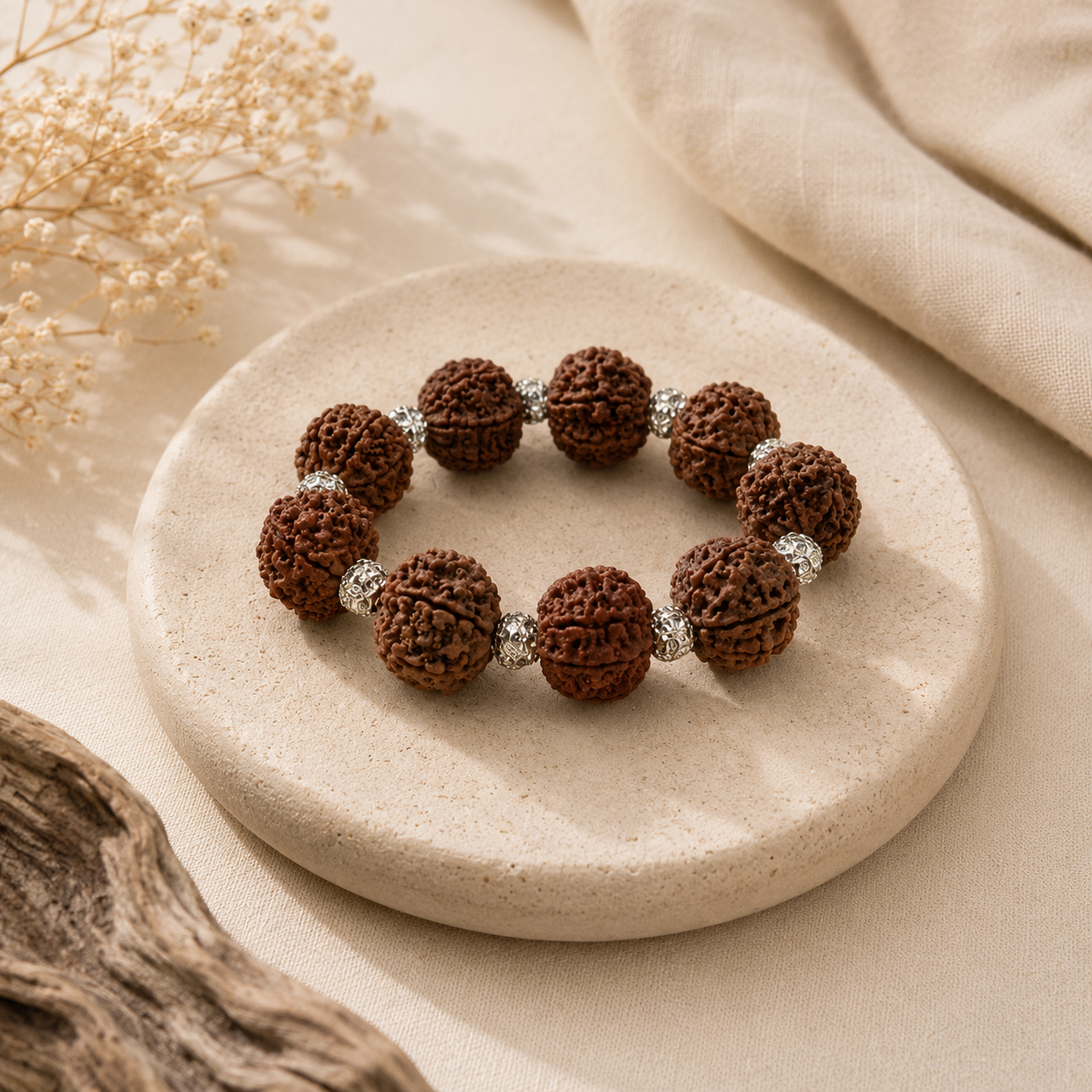 6 Mukhi Rudraksha Bracelet | Original Six Mukhi Rudraksha Bracelet