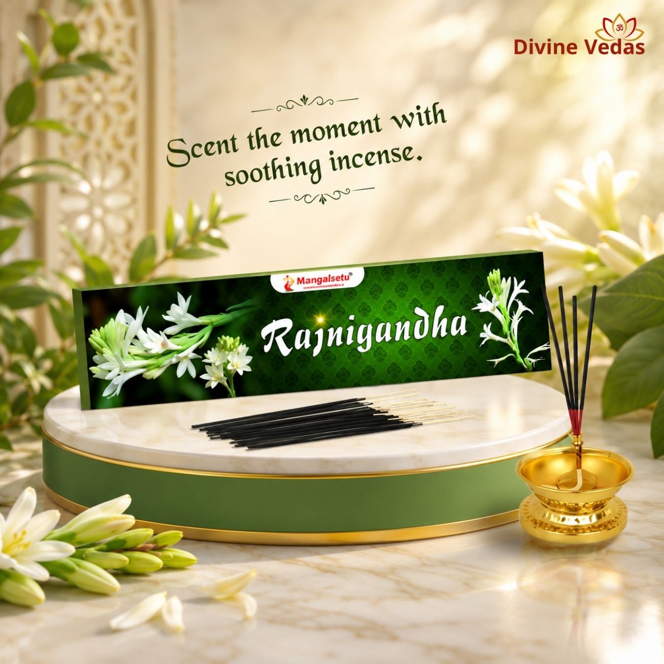 Fragrance of the Night Rajnigandha Incense Stick