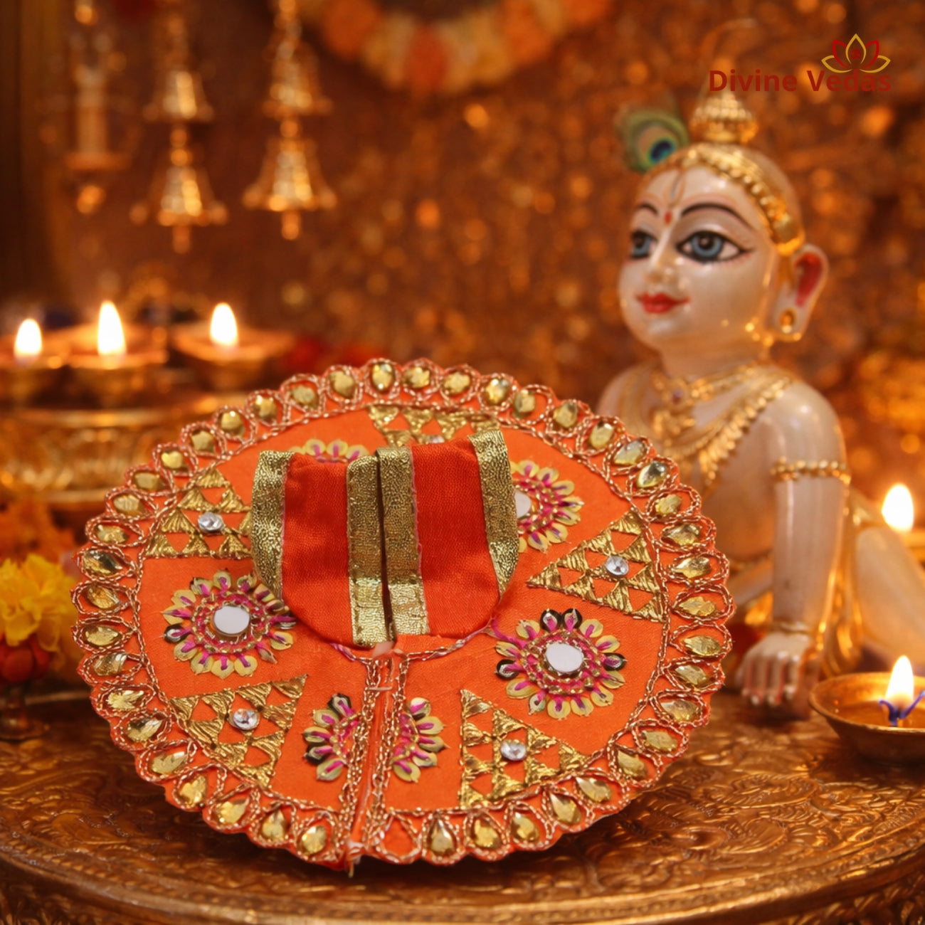 Kanha Ji Royal Look Poshak for Laddu Gopal