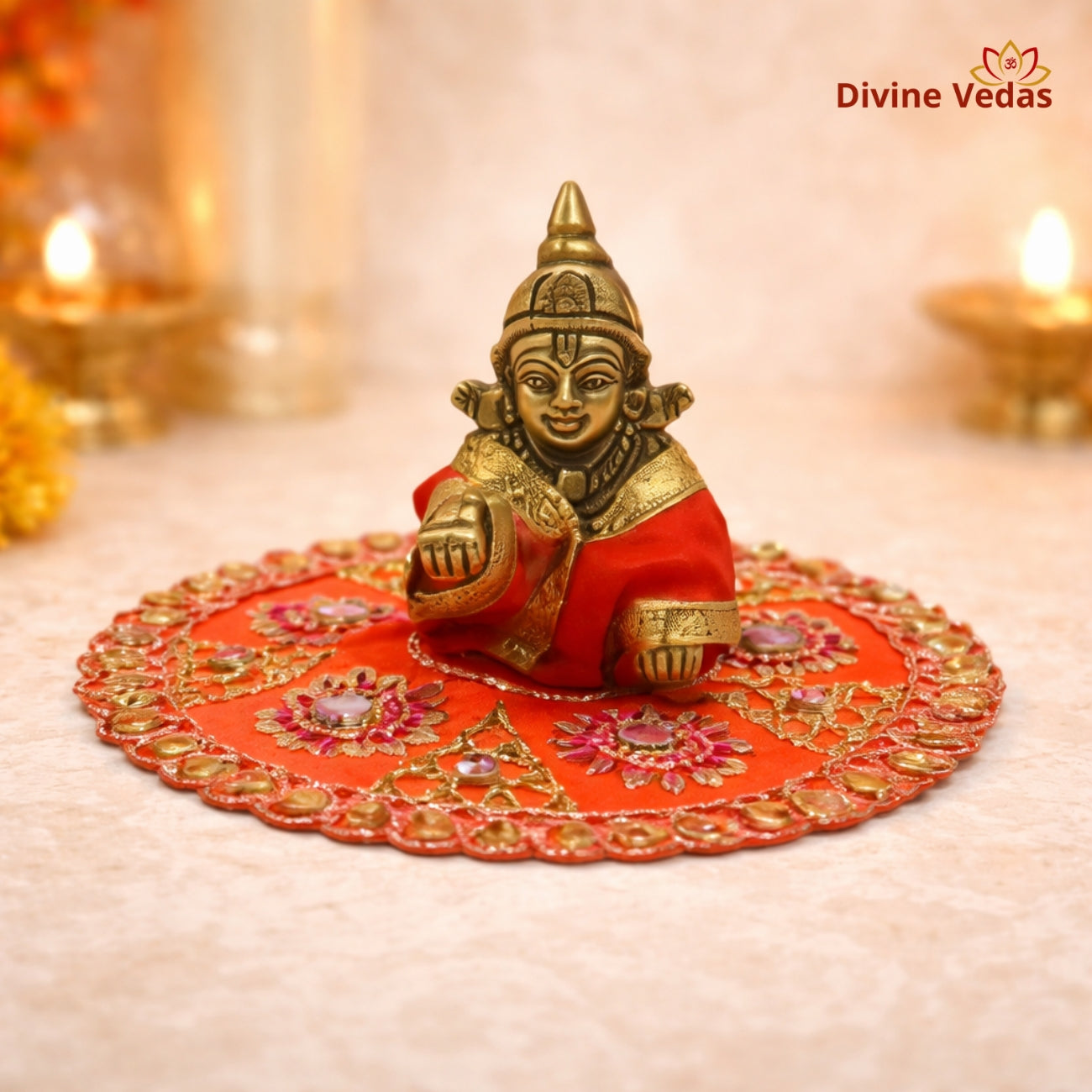 Kanha Ji Royal Look Poshak for Laddu Gopal