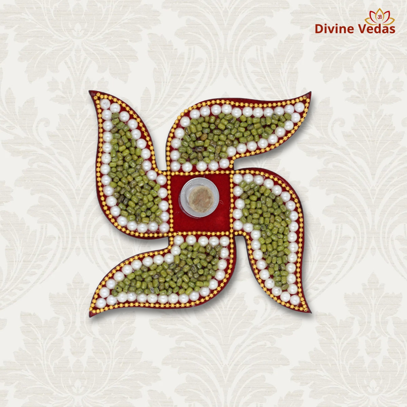 Moong Beaded Mag Sathiyo (Swastik)