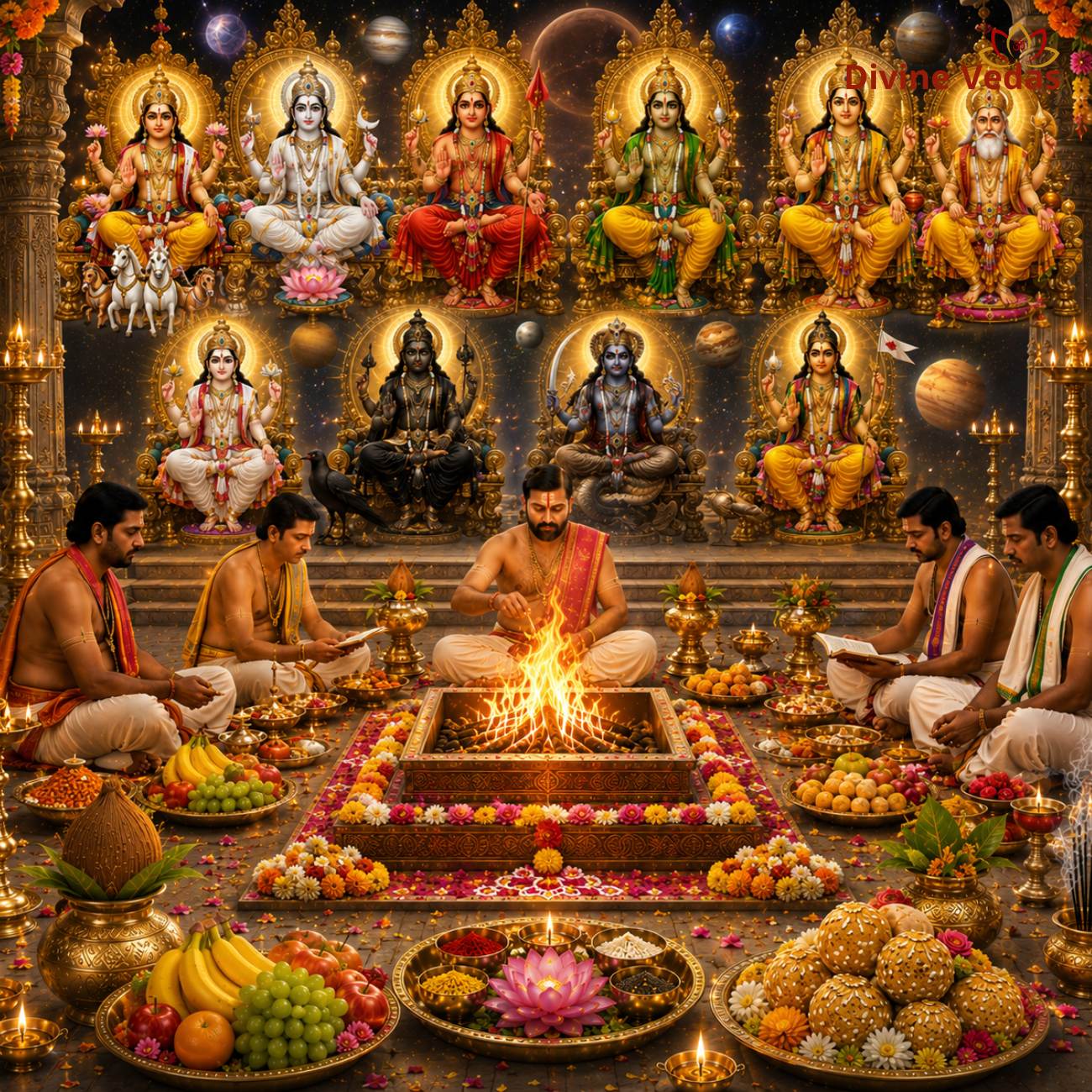 Navagraha Shanti Puja Yagna and Homam Online