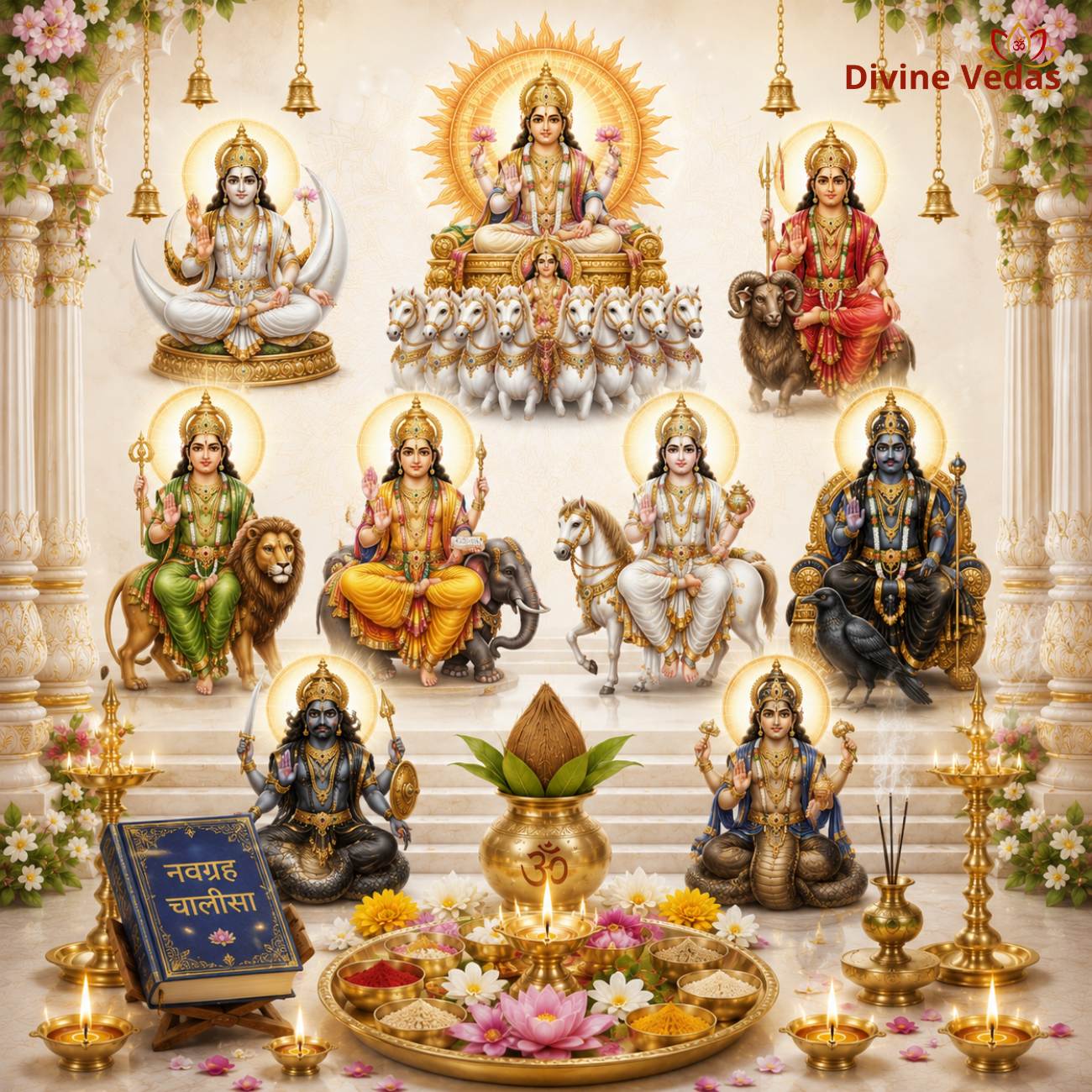 Navgraha Mantra Chalisa Paath Online