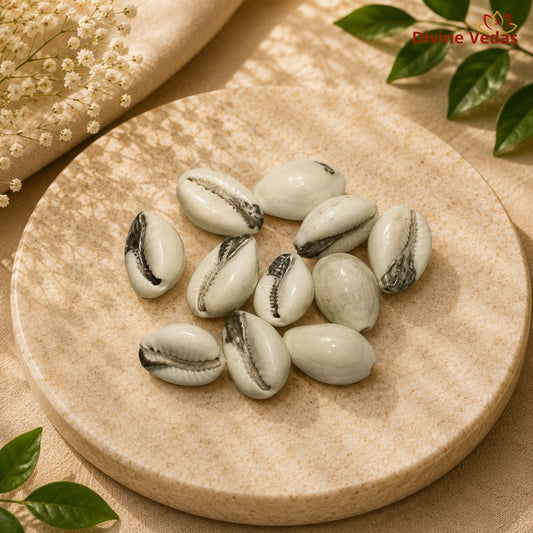 Parad Filled Cowry Shells - set of 2