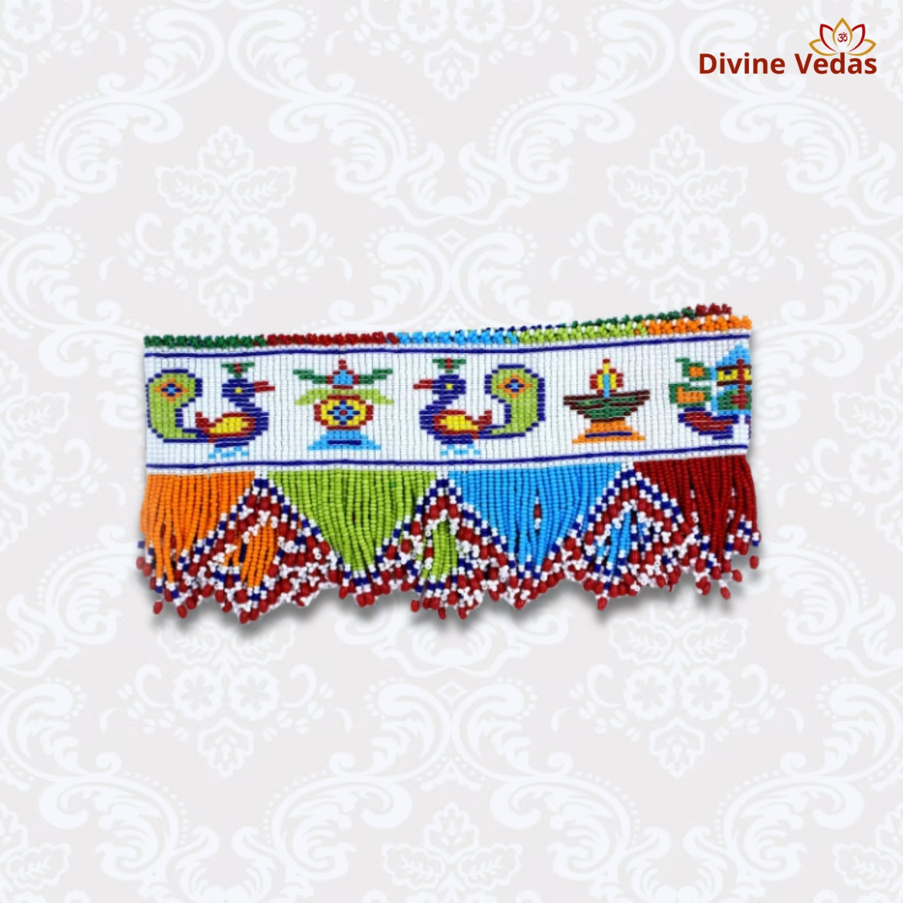 Peacock Moti Toran – Handcrafted Decorative Bandarwal for Main Door