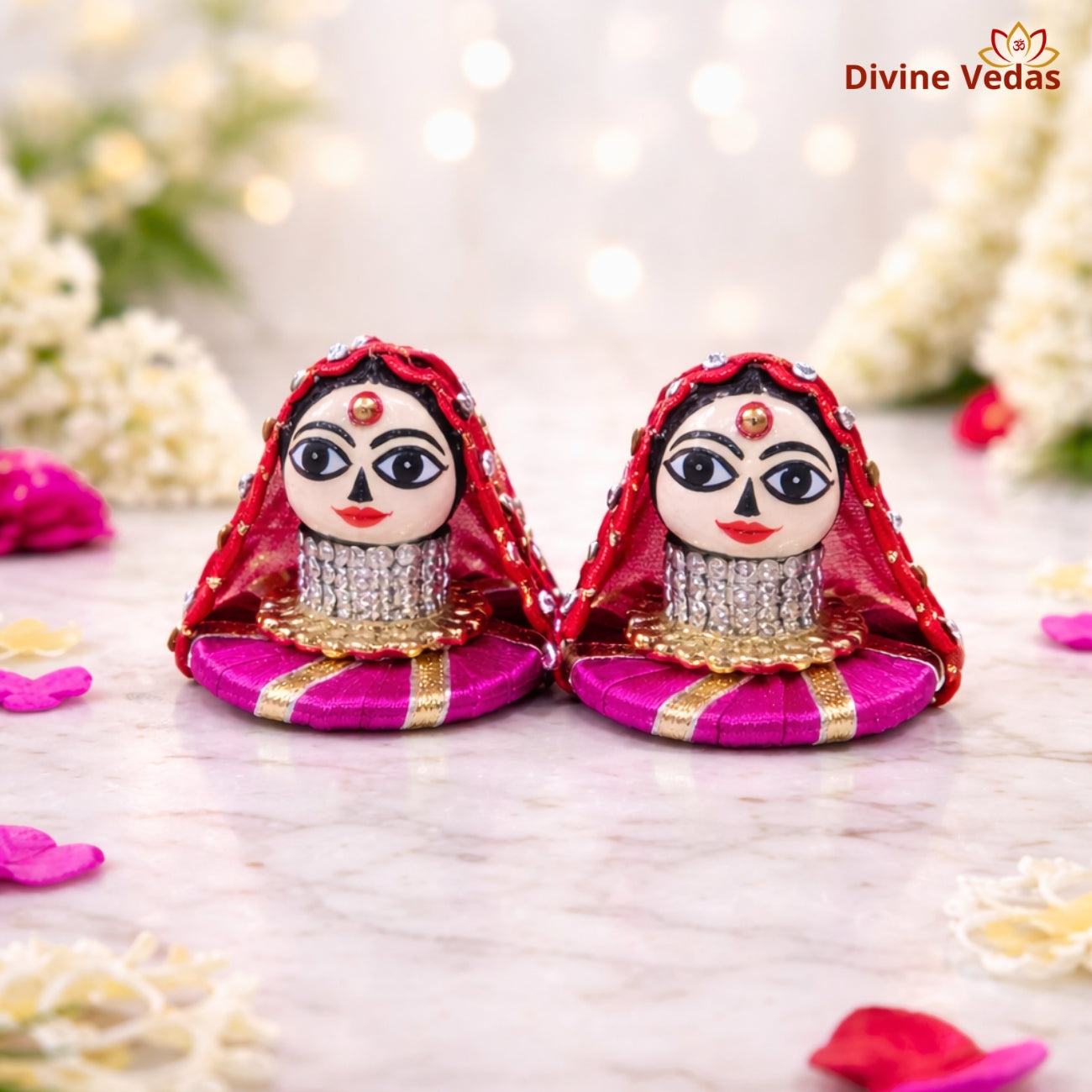 Riddhi Siddhi Sacred Symbols of Prosperity – Premium Divine Idol Decor Set