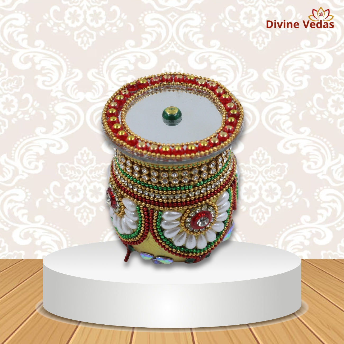 Kalash with Coconut Decorative Set – Traditional Pooja Festival Decor